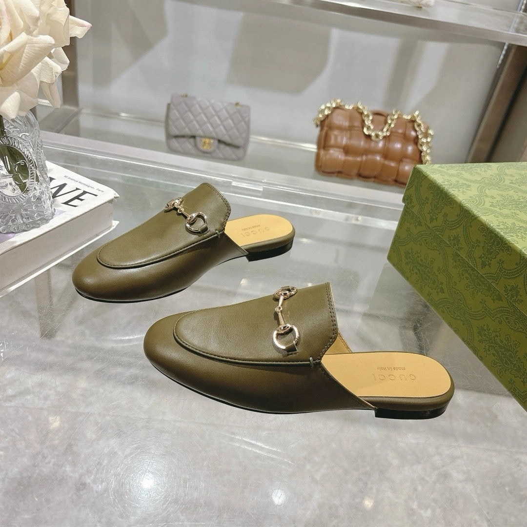 Flat Feet Shoes Shop SE1490 Women's Gucci Jordaan Loafer/Slipper