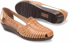 COMFORTIVA Women's Fairfax Slip-on Hurache Wedge Modern Mary Jane Shoes