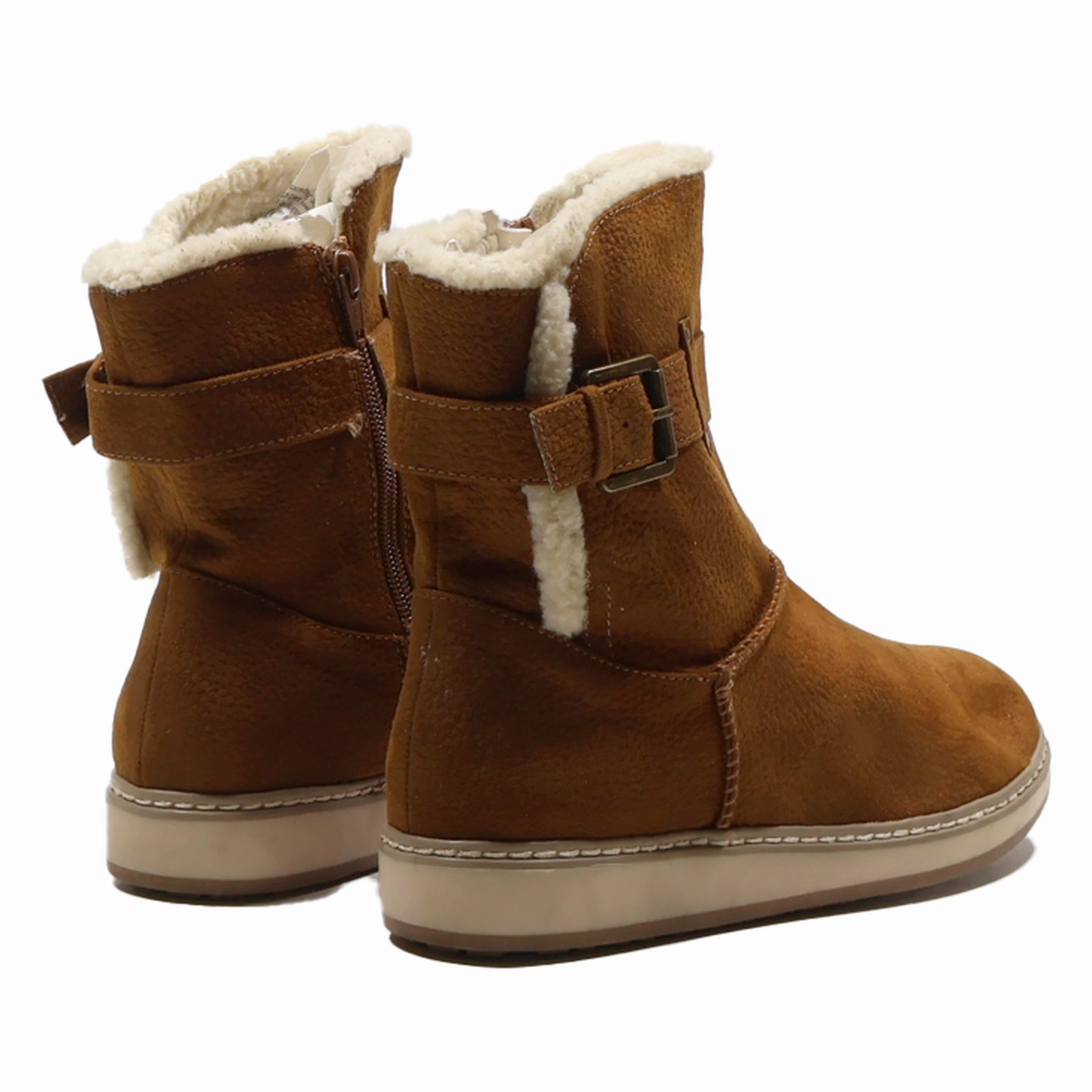 Rei Winter Snow Boots WHITE MOUNTAINS Snow Boots Brown Leather Womens UK 4.5