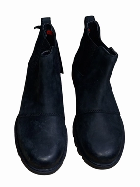 Boots Ankle Flats By Sorel In Black, Size: 5 Front Zip Ankle Boots