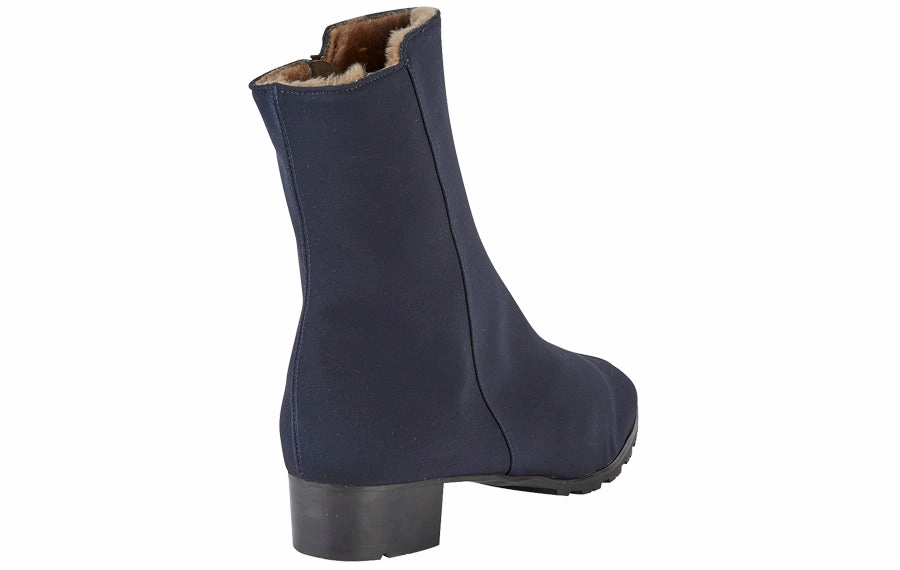 Br Moss Navy Toga Pulla Western Ankle Boots