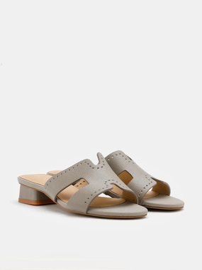 High Heels On My Grippies Leanne Caged Sandal Heels