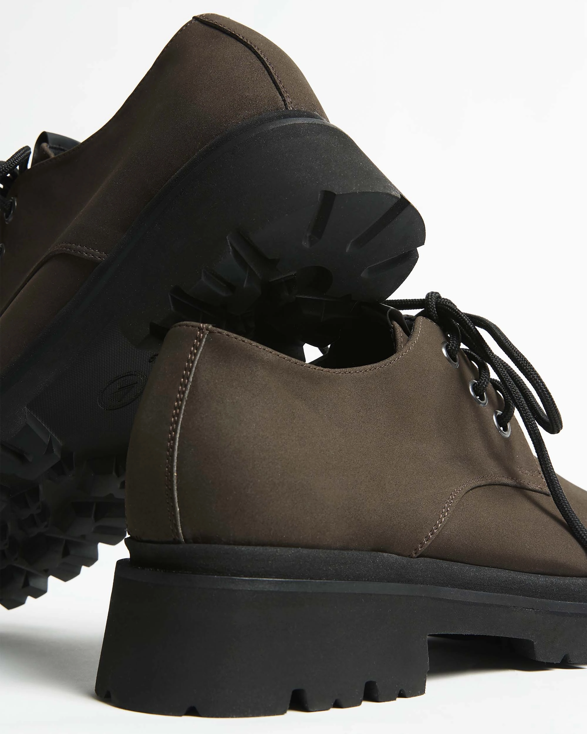 Chunky Derbs No 2 Chocolate suede brown Shoes Nordstrom Flats