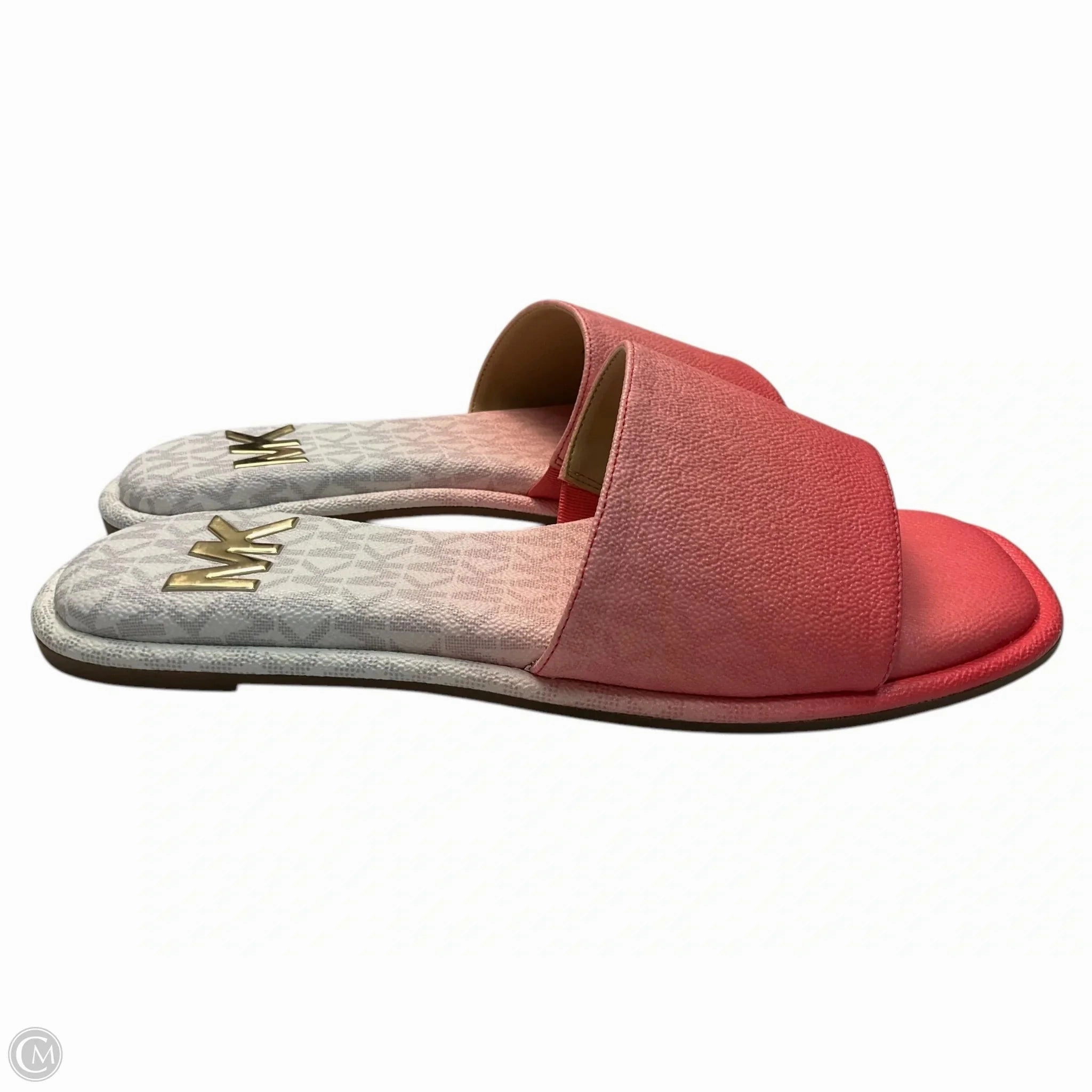 Rack Room Shoes Flip Flops Sandals Flip Flops By Michael By Michael Kors In Orange & White, Size: 8