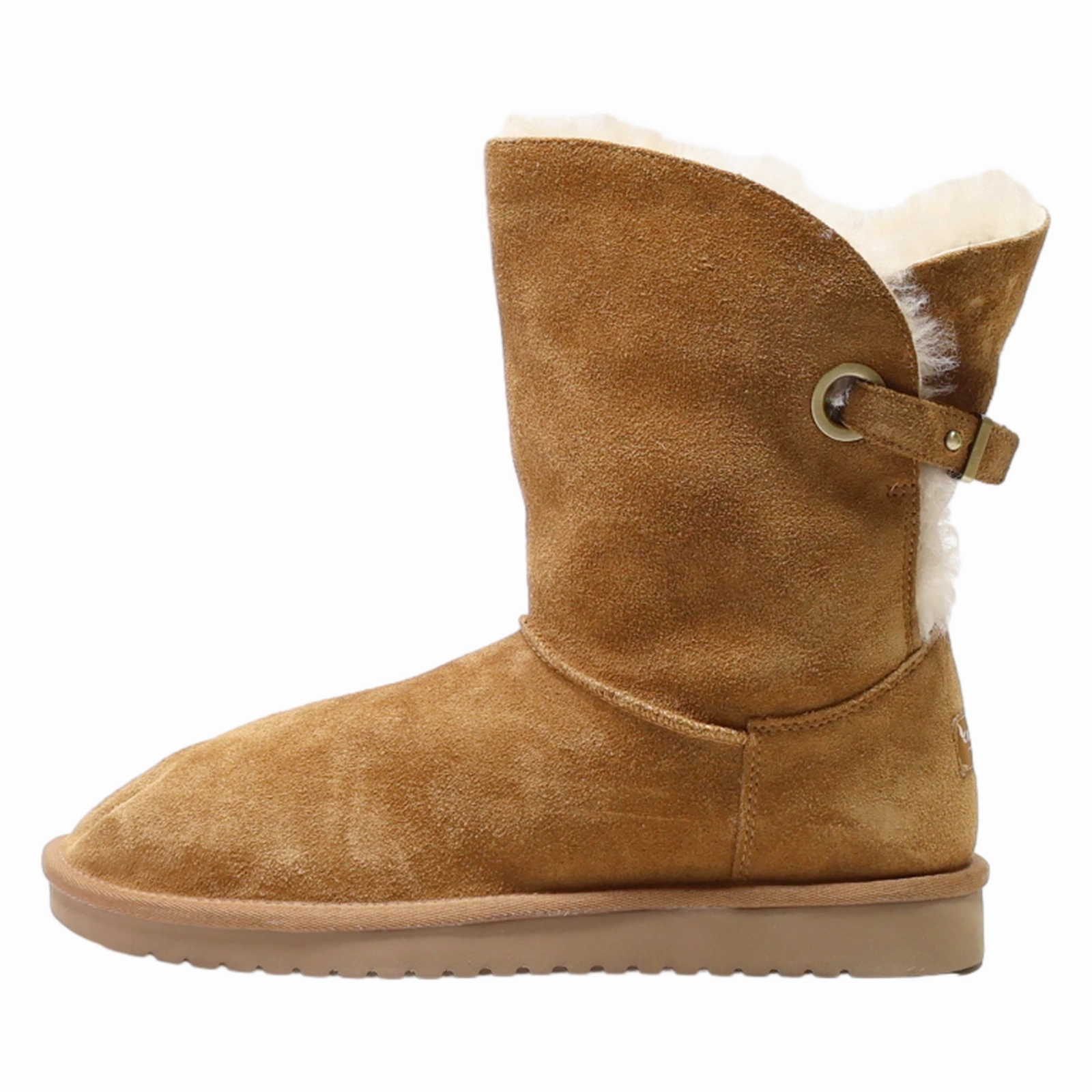 KOOLABURRA Snow Boots Brown Synthetic Womens UK 9 Snow Heel Boots