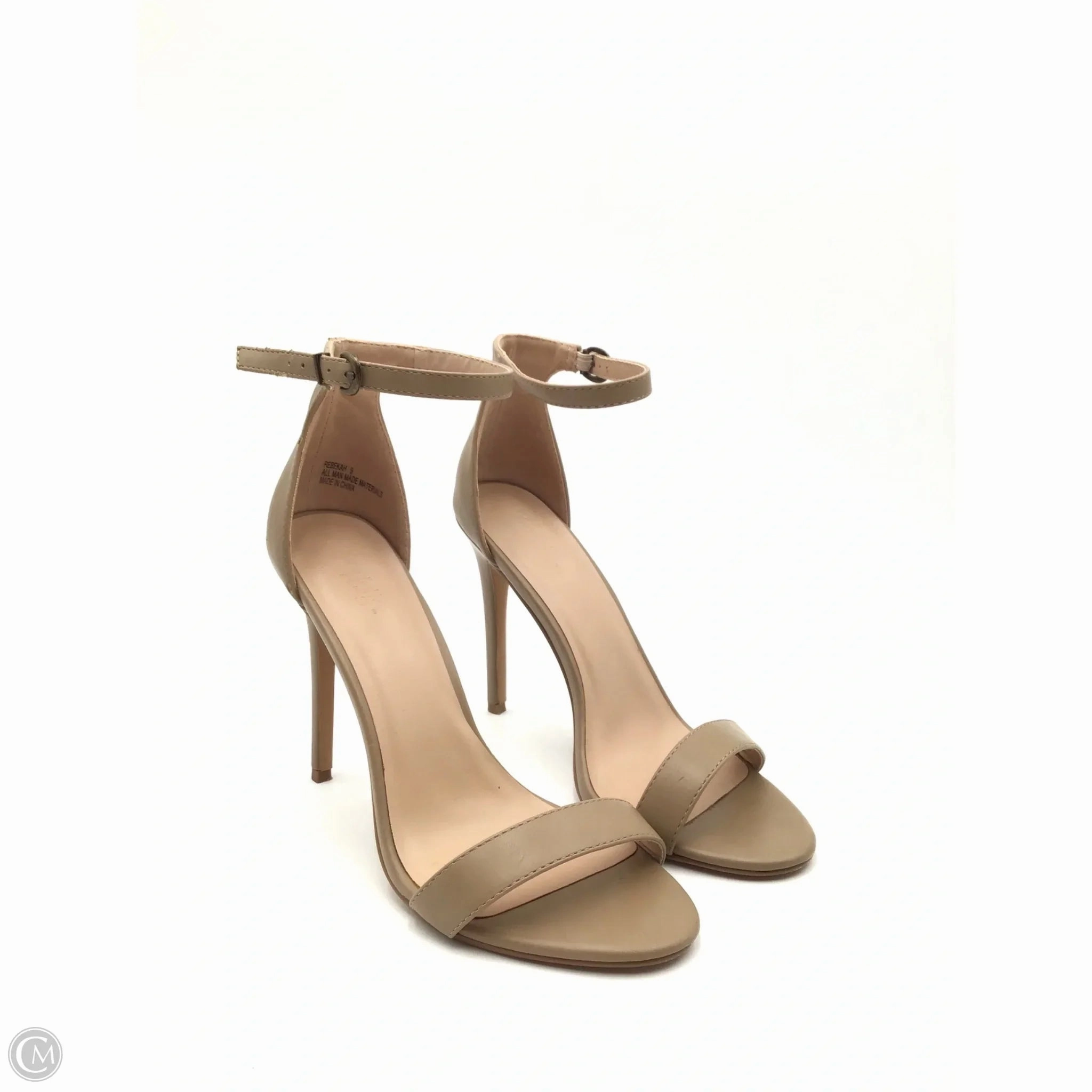 Shoes Heels Stiletto By Charlotte Russe In Tan, Size: 9 Office High Heels Shoes