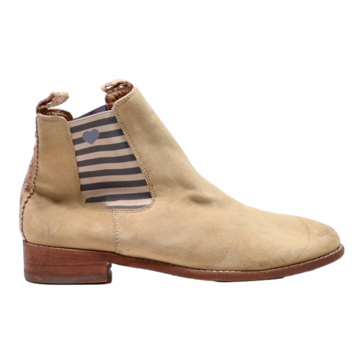 CRICKET Chelsea Boots Beige Suede Womens UK 7 Paulson Chelsea Boots