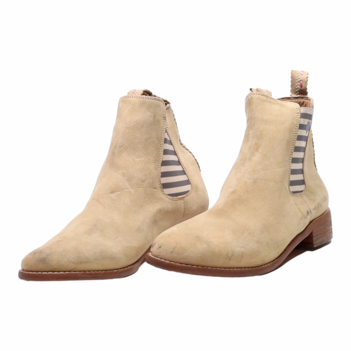 Styling Chelsea Boots 2024 CRICKET Chelsea Boots Beige Suede Womens UK 7