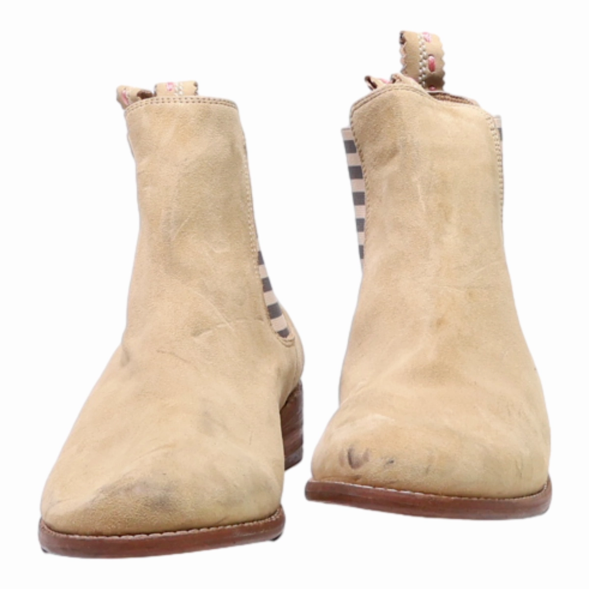 CRICKET Chelsea Boots Beige Suede Womens UK 7 Chelsea Boots Leather Vs Suede