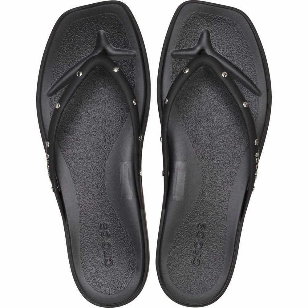 Very Comfortable Flip Flops Crocs Miami Studded Flip