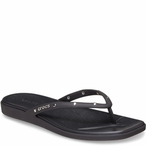 Crocs Miami Studded Flip Beach Flip Flops With Arch Support