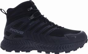 Best Custom Made Hiking Boots Inov8 Roclite Mid GORE-TEX WIDE FIT Mens Walking Boots - Black