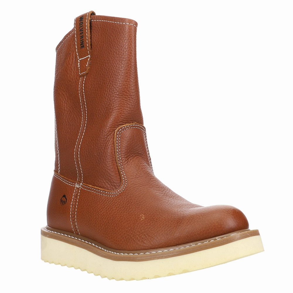 Wellington 10 Inch Slip Resistant Soft Toe Work Boots Milwaukee Work Boots