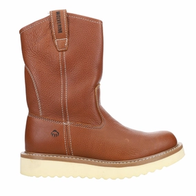 Best Alloy Toe Work Boots Wellington 10 Inch Slip Resistant Soft Toe Work Boots