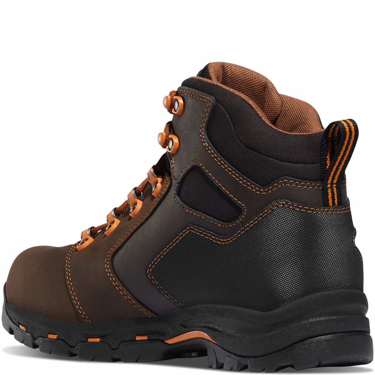 Best Hiking Boots Plantar Fasciitis 2023 Danner Footwear Men's Vicious 4.5" Brown & Orange Hiking Boots 13858