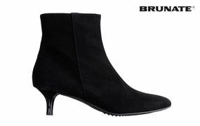 Br Storm Black Ankle Boots Gold