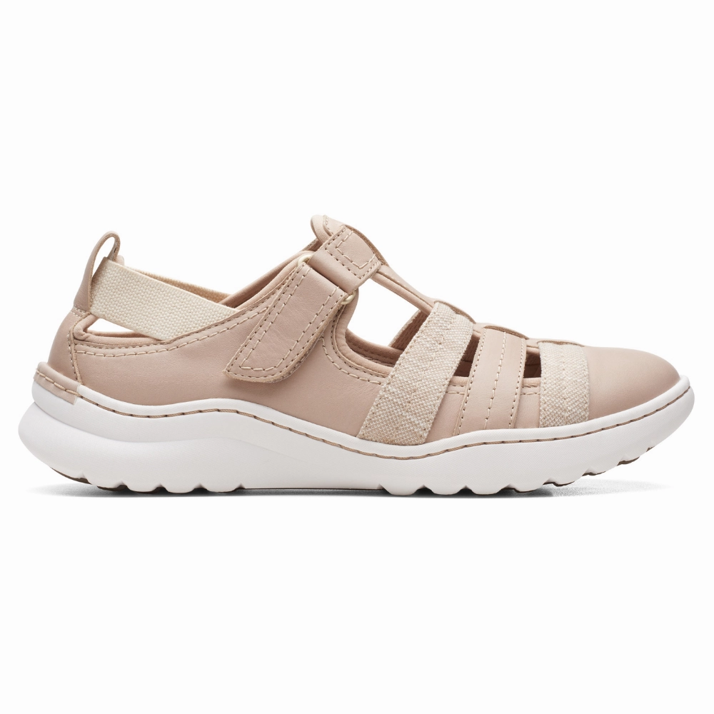 Clarks Teagan Step Sand Leather Shoe (Women's) Good Trail Running Shoes For Hiking -> Good Trail Running Shoes Hiking