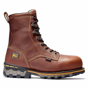Timberland PRO Men's Boondock 8-Inch Waterproof Comp-Toe Work Boots Rjs Work Boots Llc