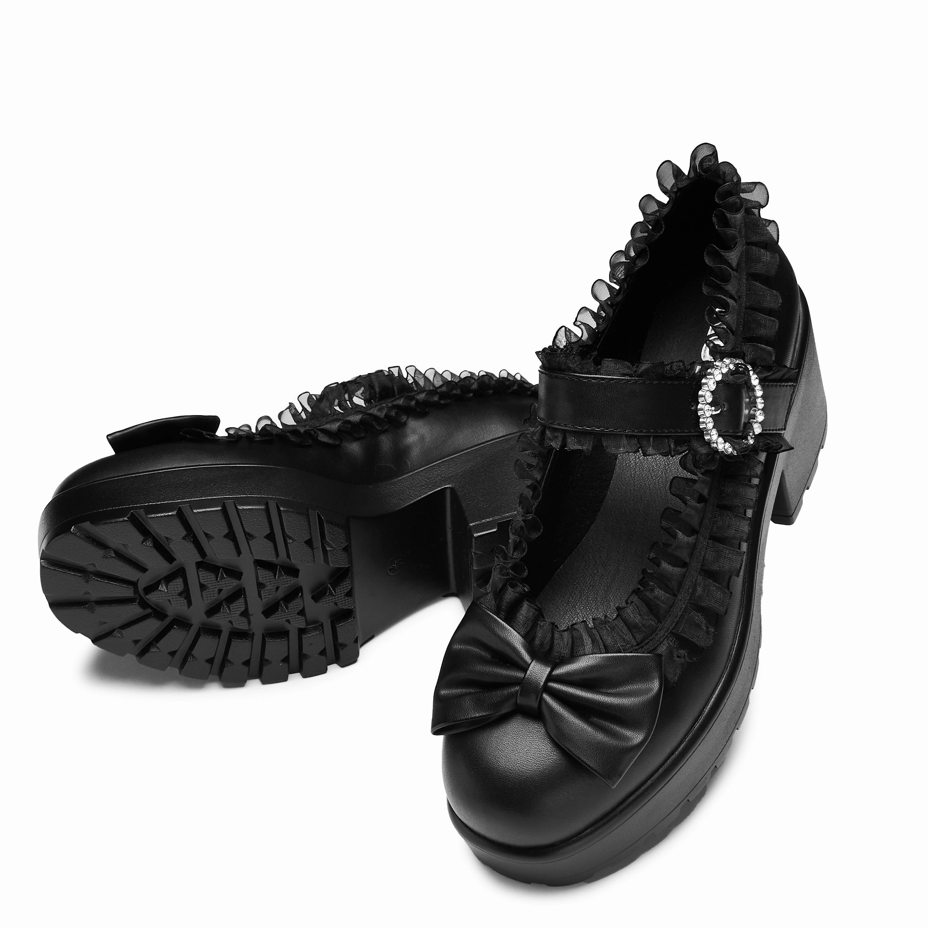 Romika Shoes Mary Jane Tira Ruffle Mary Janes  Dark Delights Edition