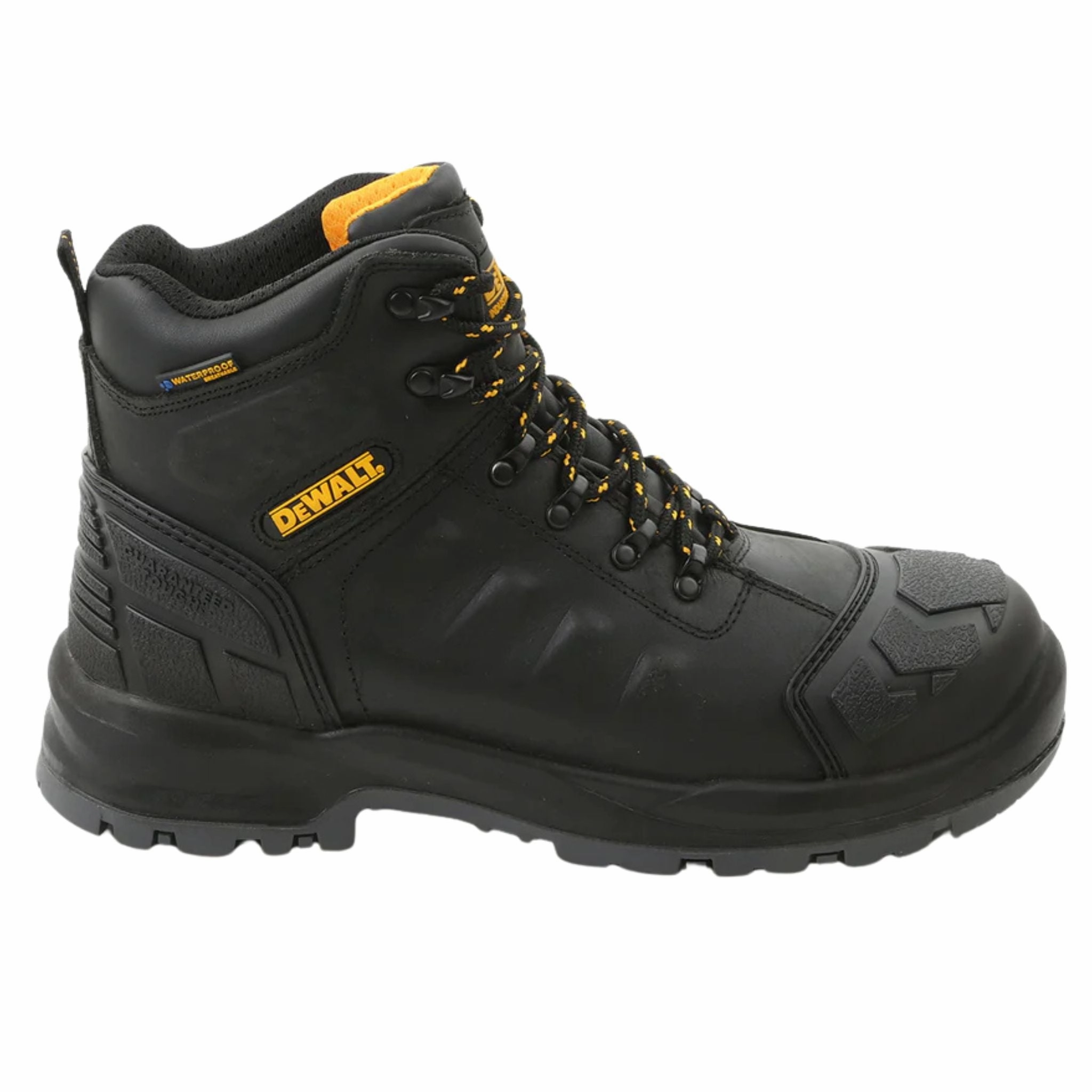 DEWALT Men's DXWP10051 Hadley Black Buffalo Waterproof Steel Safety Toe Work Boots (EXTRA WIDE) Burgundy Over The Knee Boots