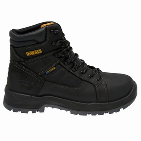 DEWALT Men's DXWP10080 Wheeler Black Waterproof Steel Toe Safety Work Boots Logging Boots With Spikes