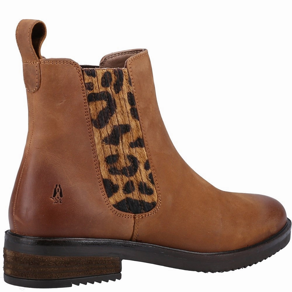 Hush Puppies Stella Ankle Boot Metallic Block Heel Ankle Boots