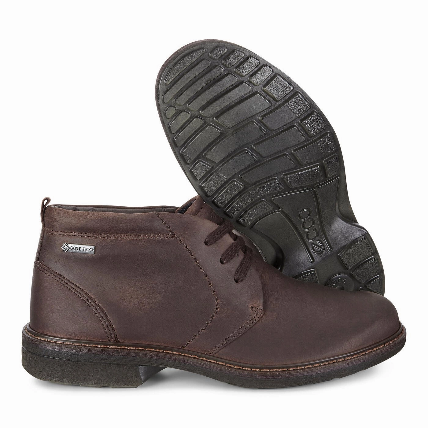 Ecco Men's Turn Mid GORE-TEX Waterproof - Cocoa Brown Duckback Shoes