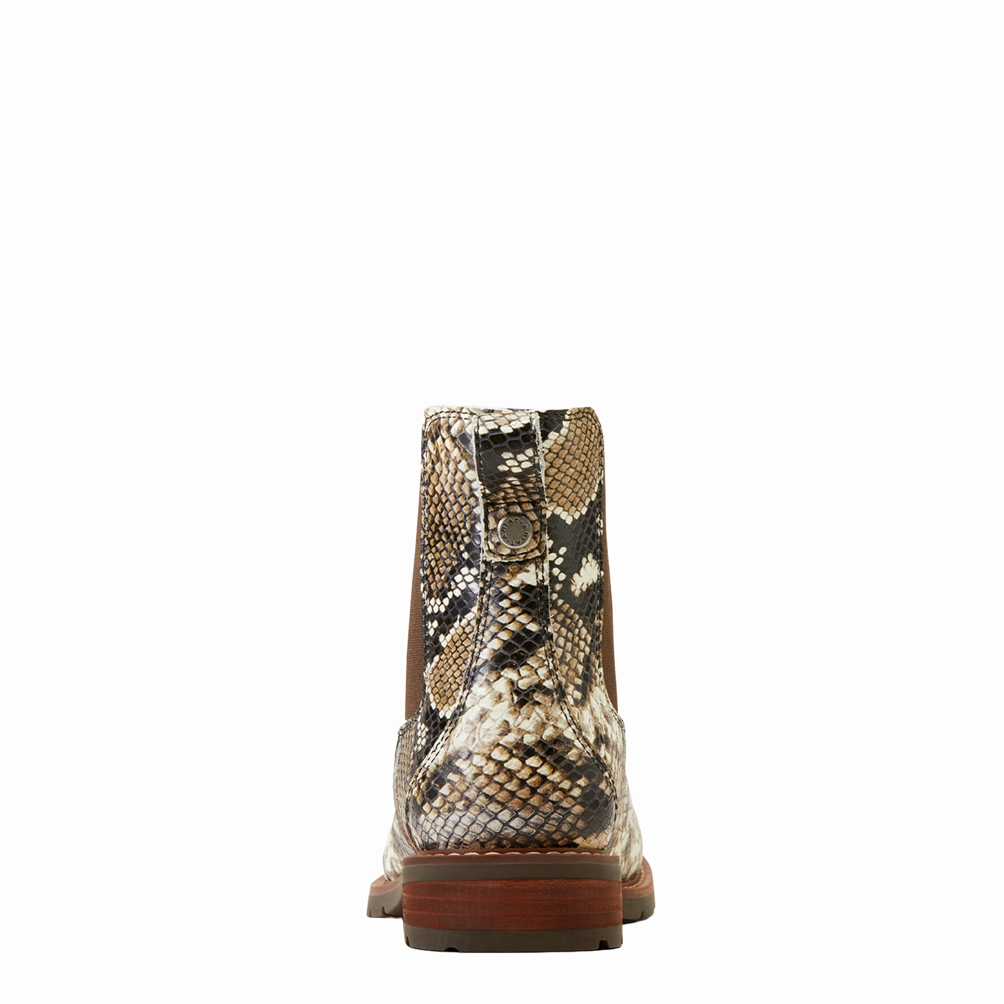Ariat Ladies Wexford Chelsea Snake Print Boots 10046975 Wyatt Chelsea Boots