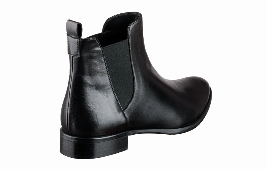 Mdf Harlow Leather Square Toe Ankle Boots