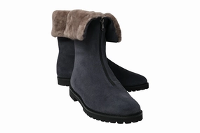 Designer Platform Ankle Boots AM CADILLAC NAVY