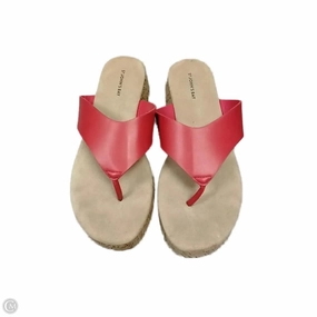 Sandals Flip Flops By St Johns Bay In Red, Size: 8 Cotton On Flip Flops