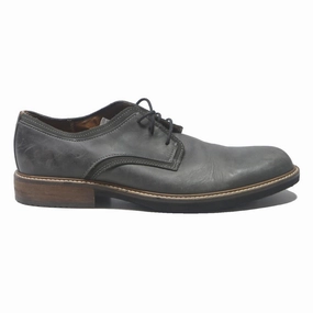 Shoes Oxford Vs Derby ECCO Mens Grey Leather Derby Shoes UK 11 Smart Casual Durable Comfort