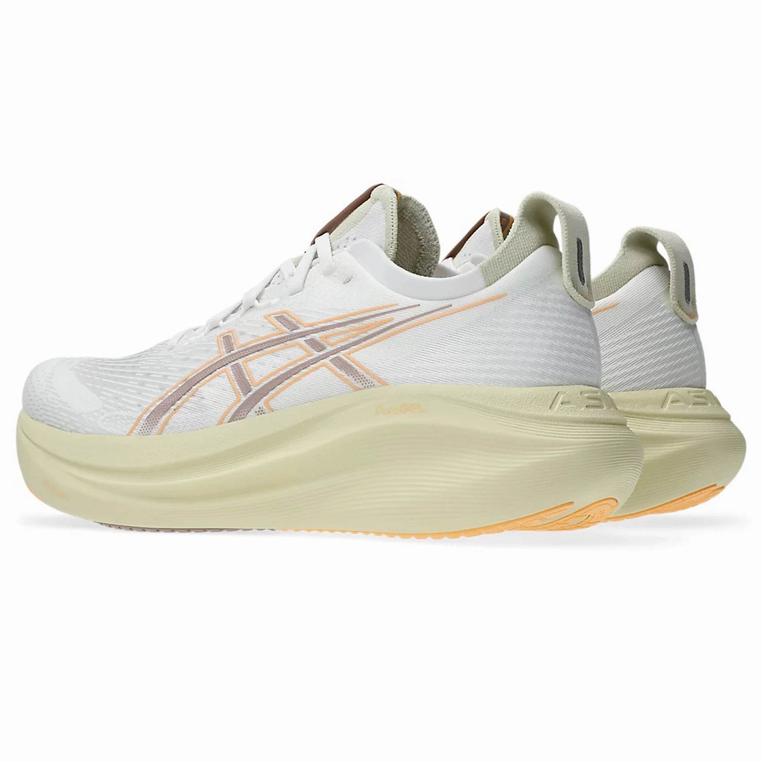 Asics International Lyte Wrestling Shoes Men's Gel-Nimbus 27 Running Shoes White / Fawn