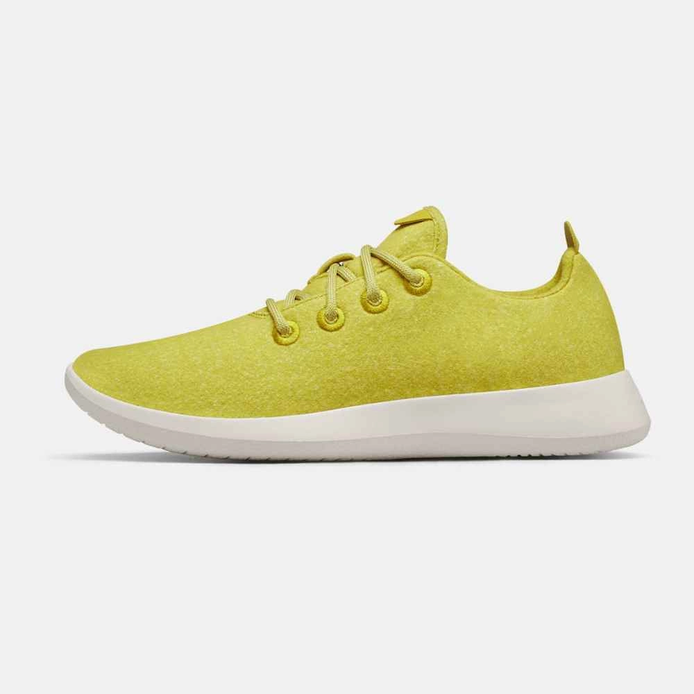 Allbirds Wool Runners - LIMITED EDITION: Elephant Grass(white Sole) Best Running Shoes For Fallen Arches