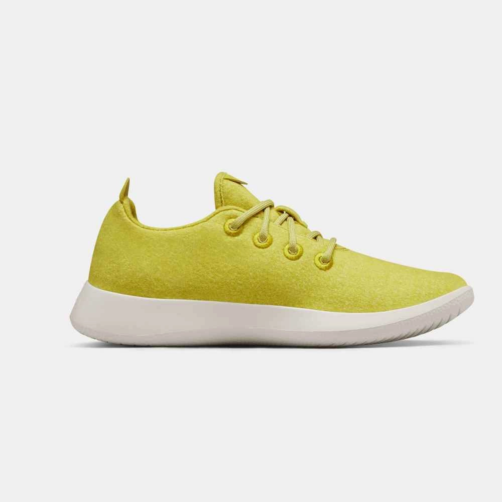 Running Shoes Customer Service Allbirds Wool Runners - LIMITED EDITION: Elephant Grass(white Sole)