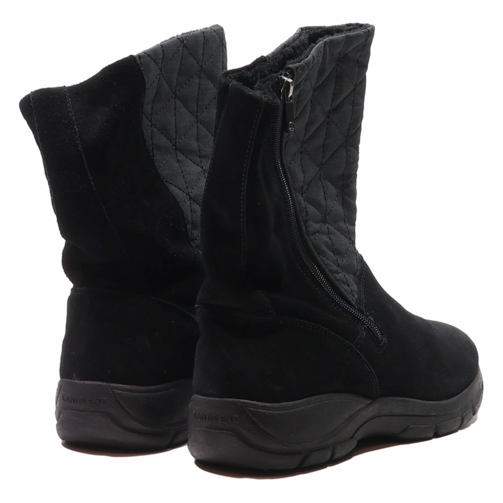 Lightweight Snow Boots LANDS END Snow Boots Black Synthetic Womens UK 9