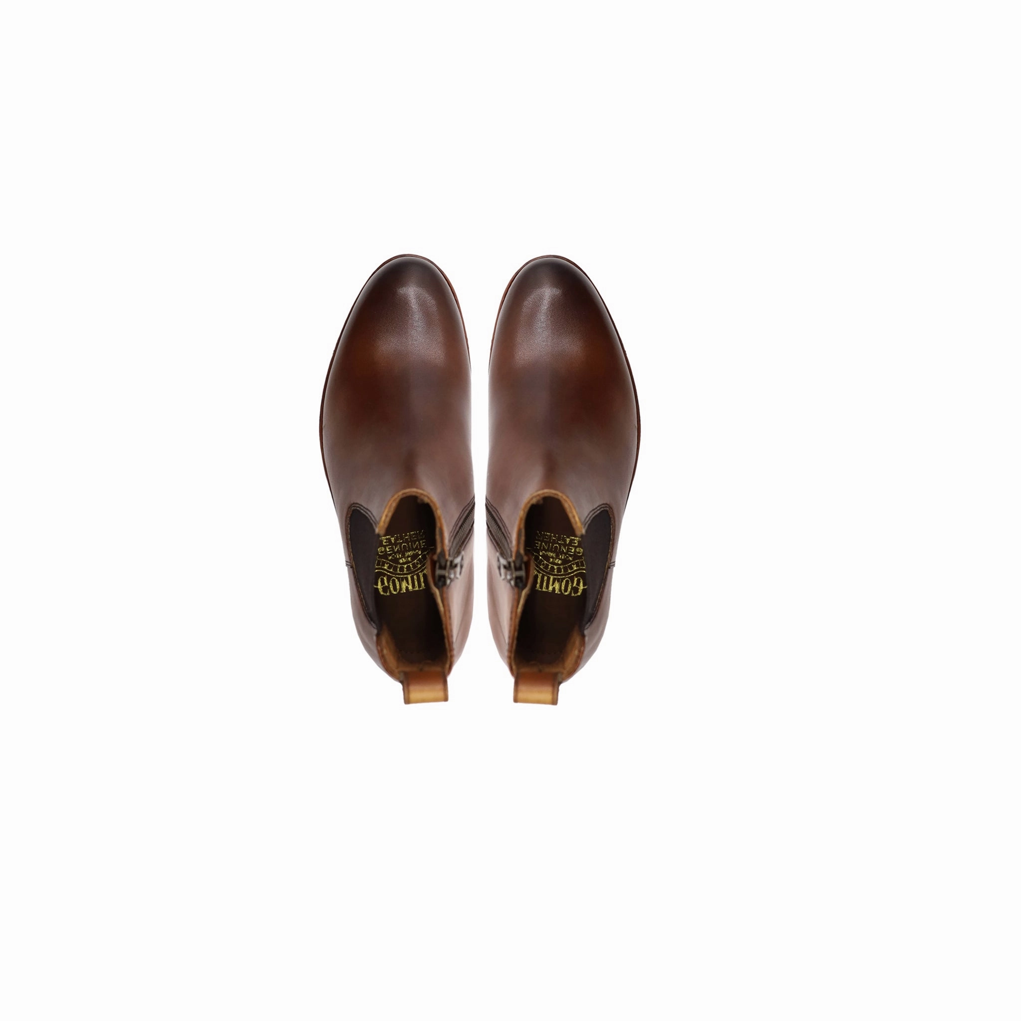 Macys Chelsea Boots Huriyya - Kid's Brown Patina Calf Leather Chelsea Boot (5-12 Years Old)