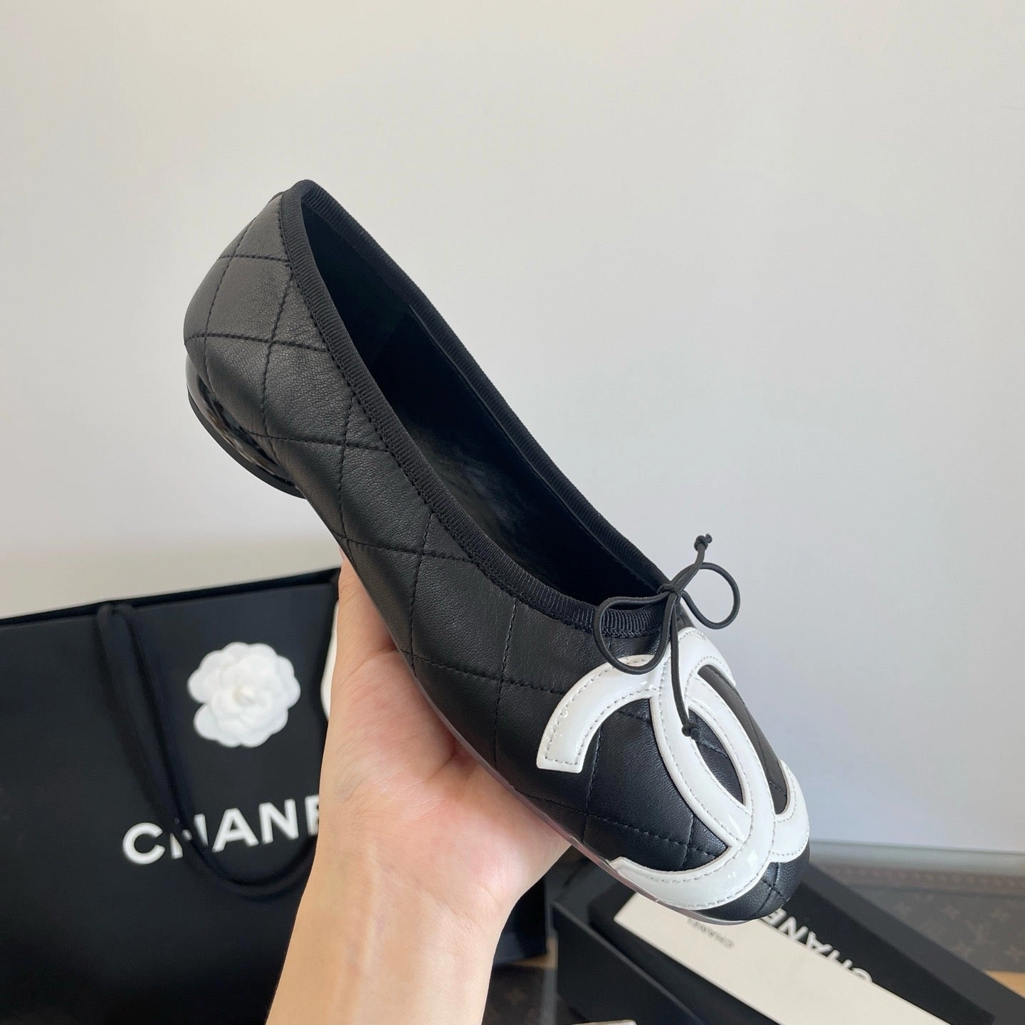 SE1638 Chanel Ballet Flats / Size5-11 Padded Flat Shoes