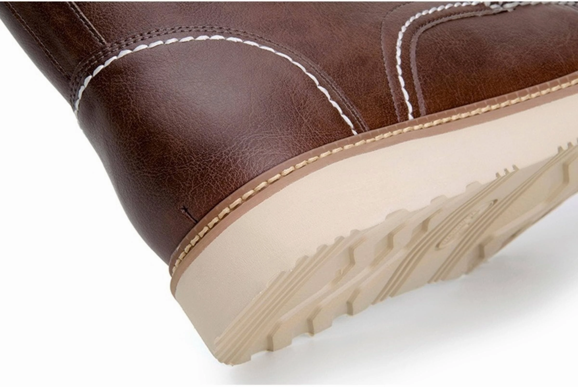 'Chris' Unisex lace-up vegan boots by Ahimsa - cognac Caslon Miller Chelsea Boots