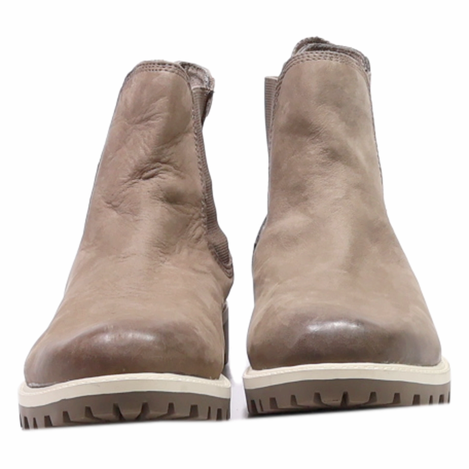 Vagabond Chelsea Boots TAMARIS Chelsea Boots Beige Leather Womens UK 7