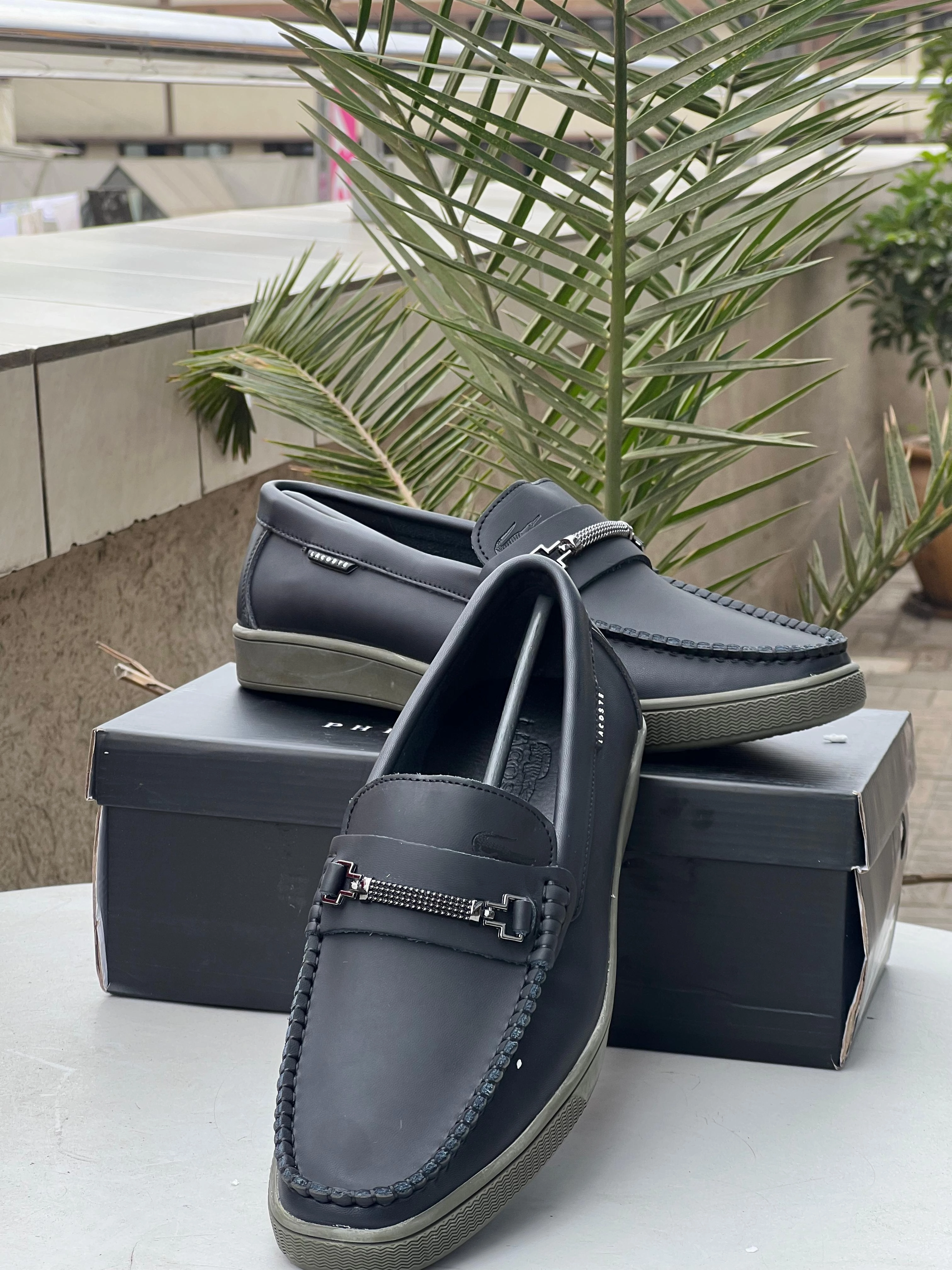 Aime Leon Dore Taverna Loafers Lacoste Mens Loafers  Elegant Casual Footwear