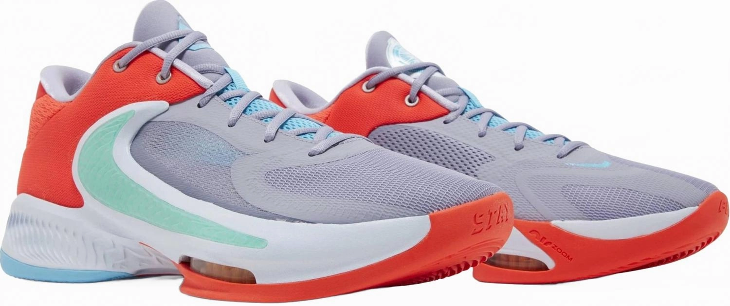 Men's Zoom Freak 4 Sneakers In Indigo/space Purple Brume Indigo/violet Spacial Mmxxiii Basketball Shoes