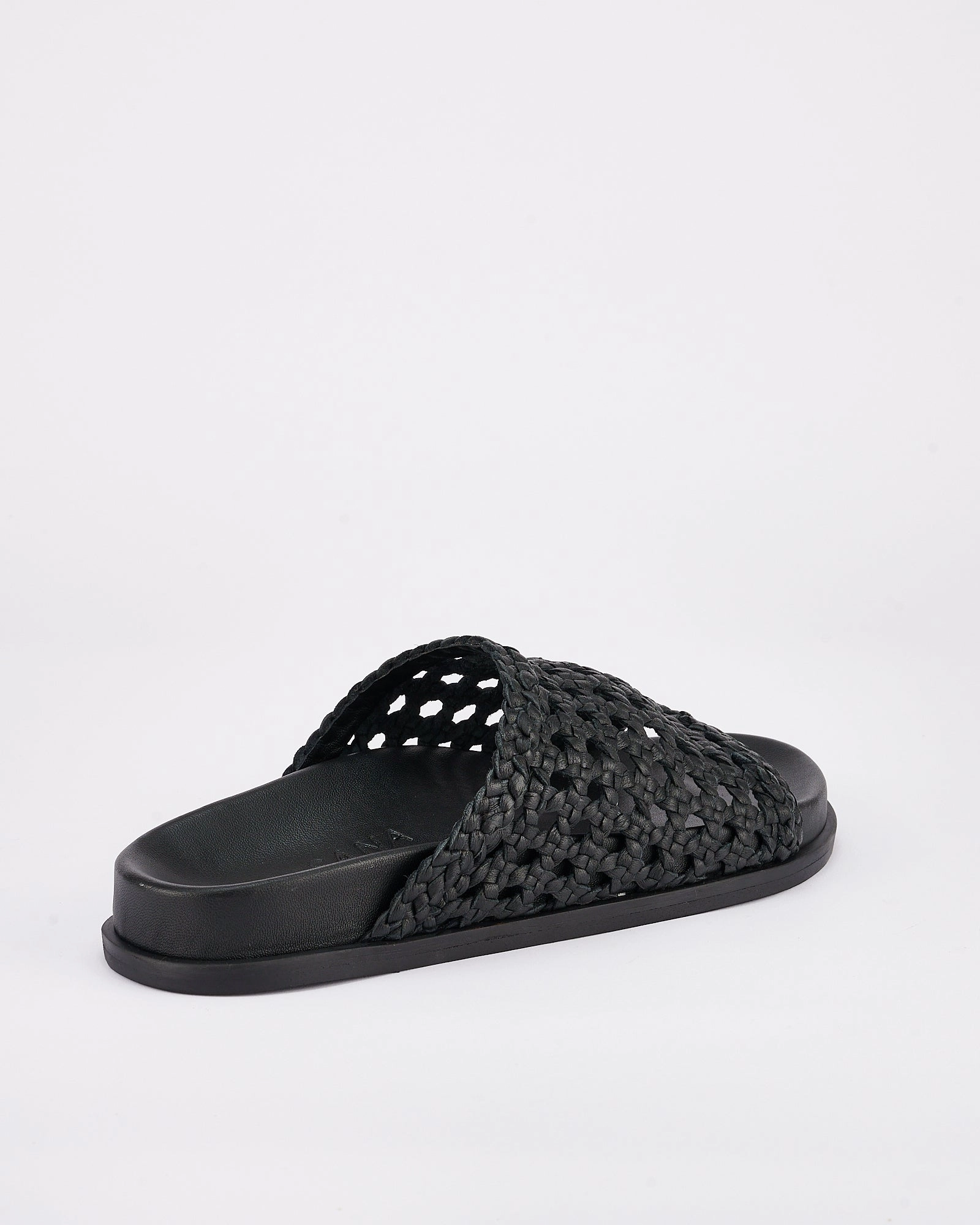 Slippers With Open Toes Macra Footbed Black