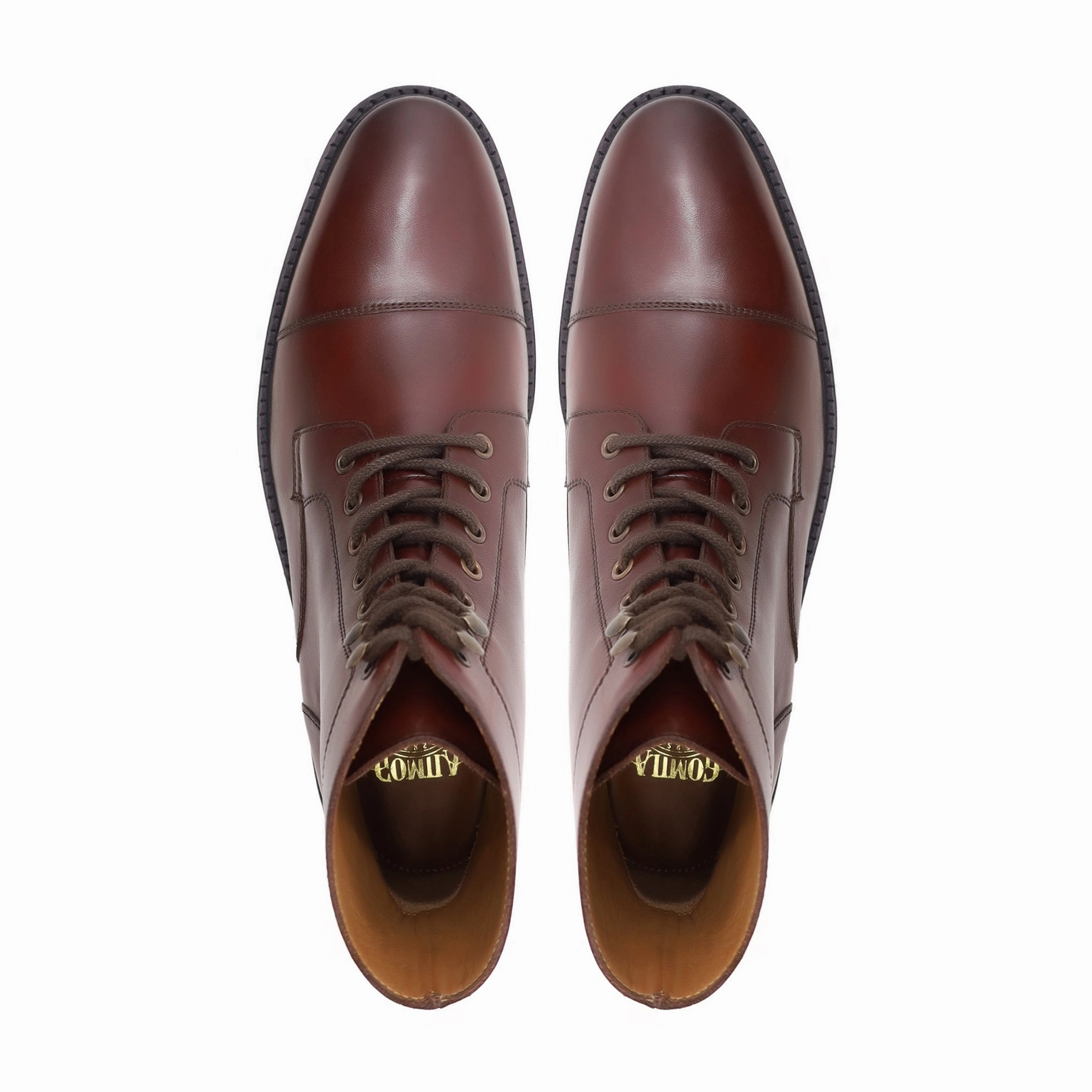 Flat Western Boots Suva - Men's Oxblood Calf Leather Boot