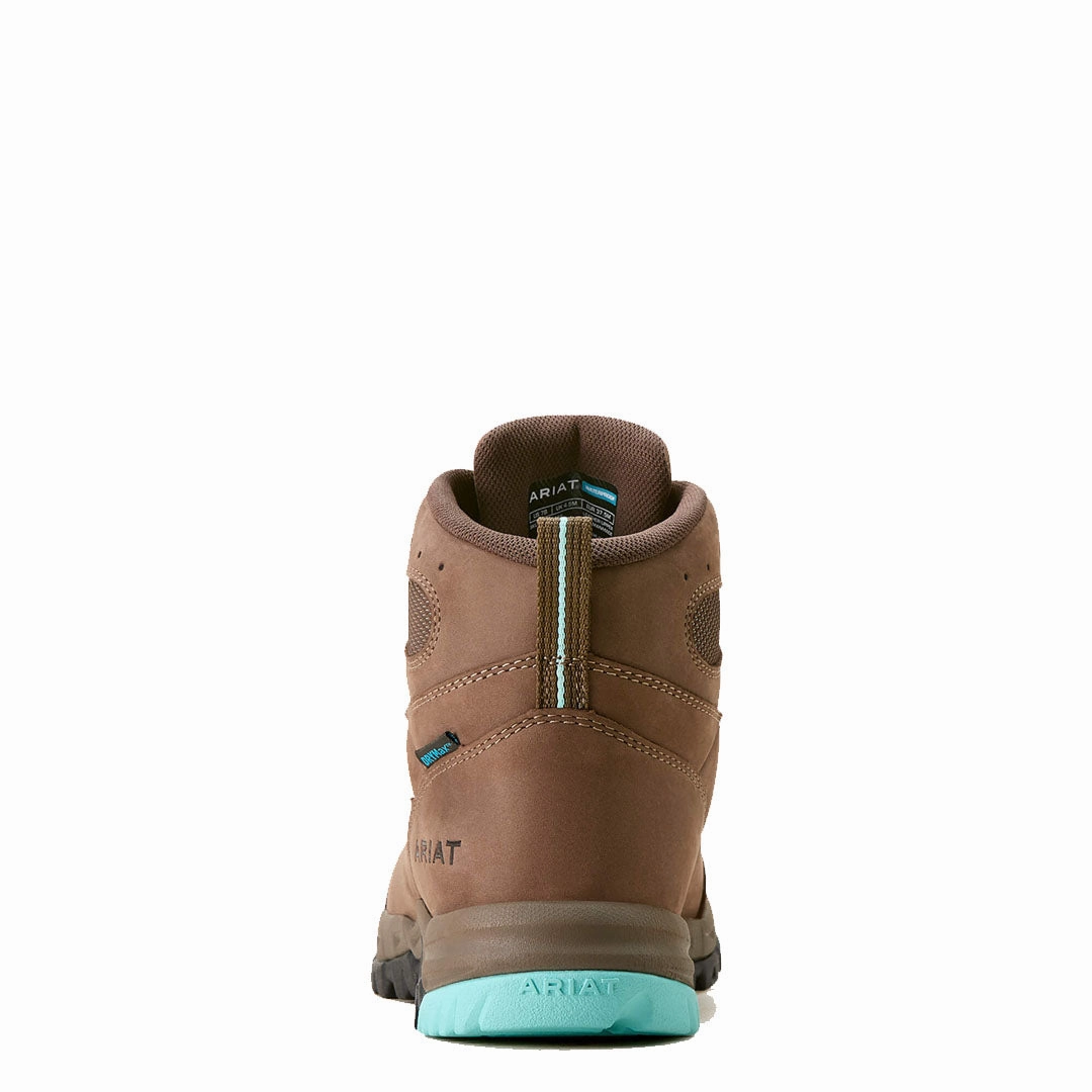 Best Hiking Boots Arch Support Ariat Womens Skyline Summit H2O Bitter Brown / Aqua