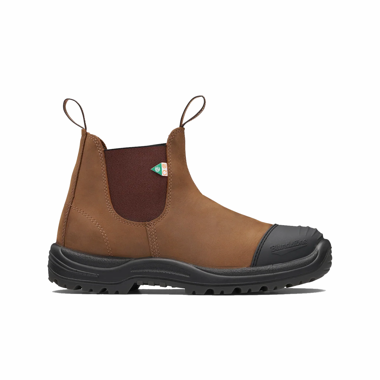 1400 Gram Insulated Work Boots Blundstone 169 - Work & Safety Boot Rubber Toe Cap Saddle Brown
