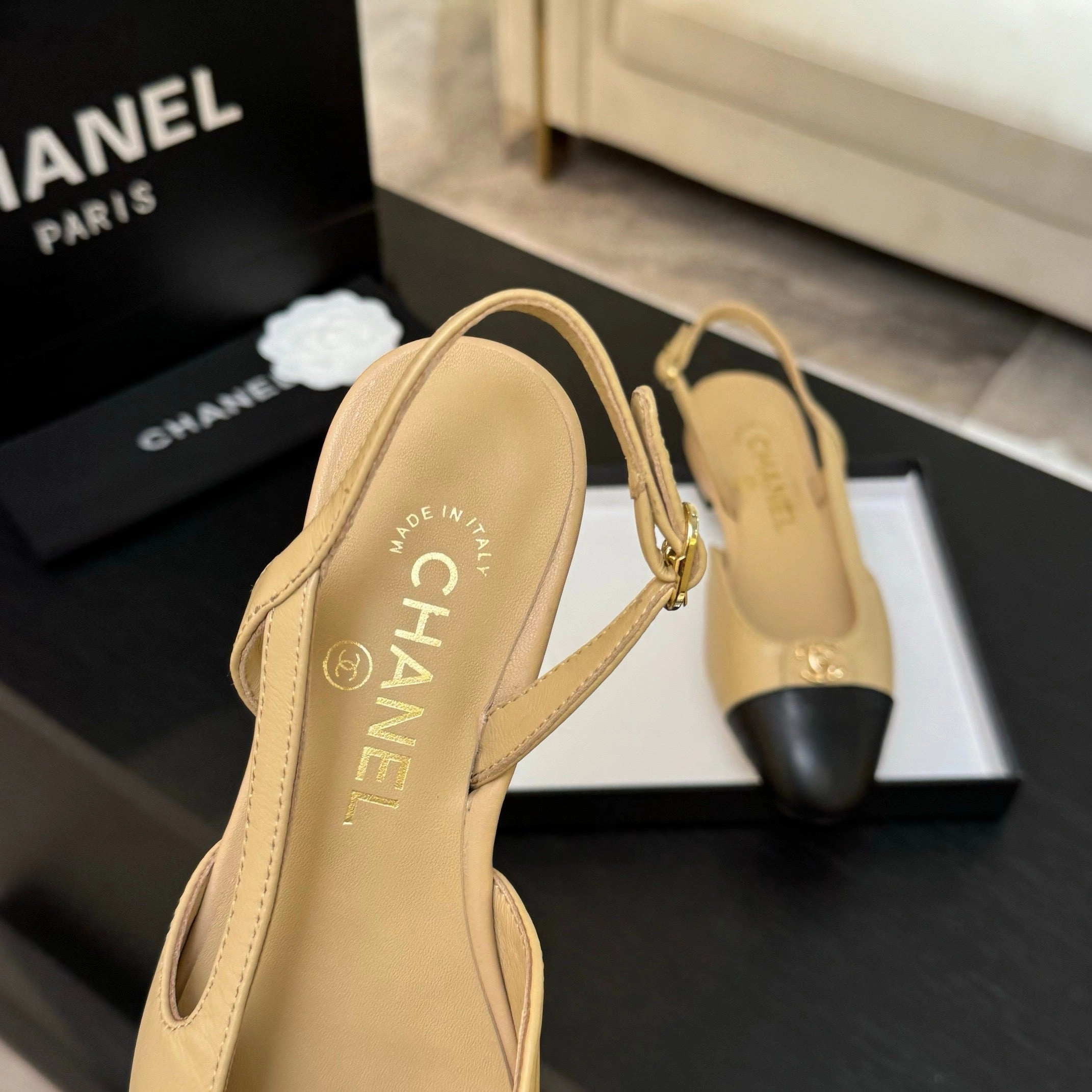 SE1718 Chanel Slingback / 25mm/65mm/90mm / Size5-11