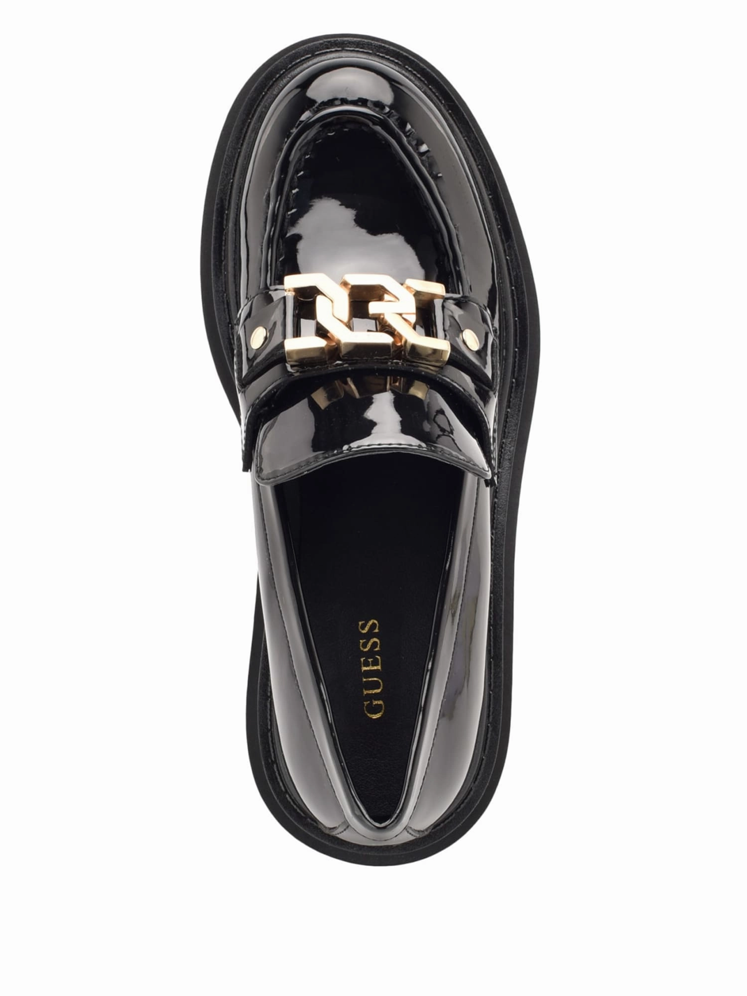 Black Patent Keates Loafers Madden Lawrence Loafers