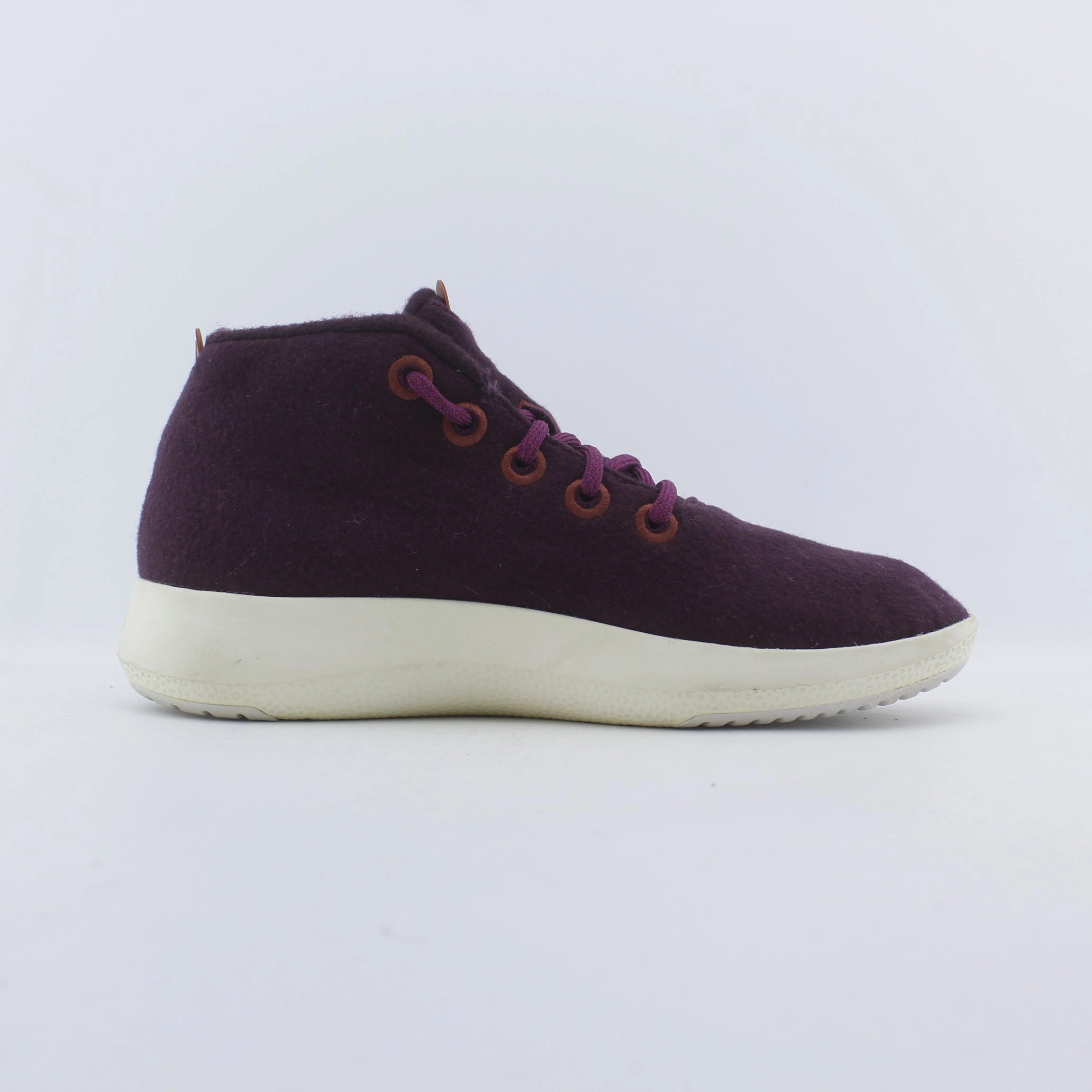 Allbirds Wool Runner-up Mizzles - CLASSICS: EGGPLANT (white sole) Evo Running Shoe