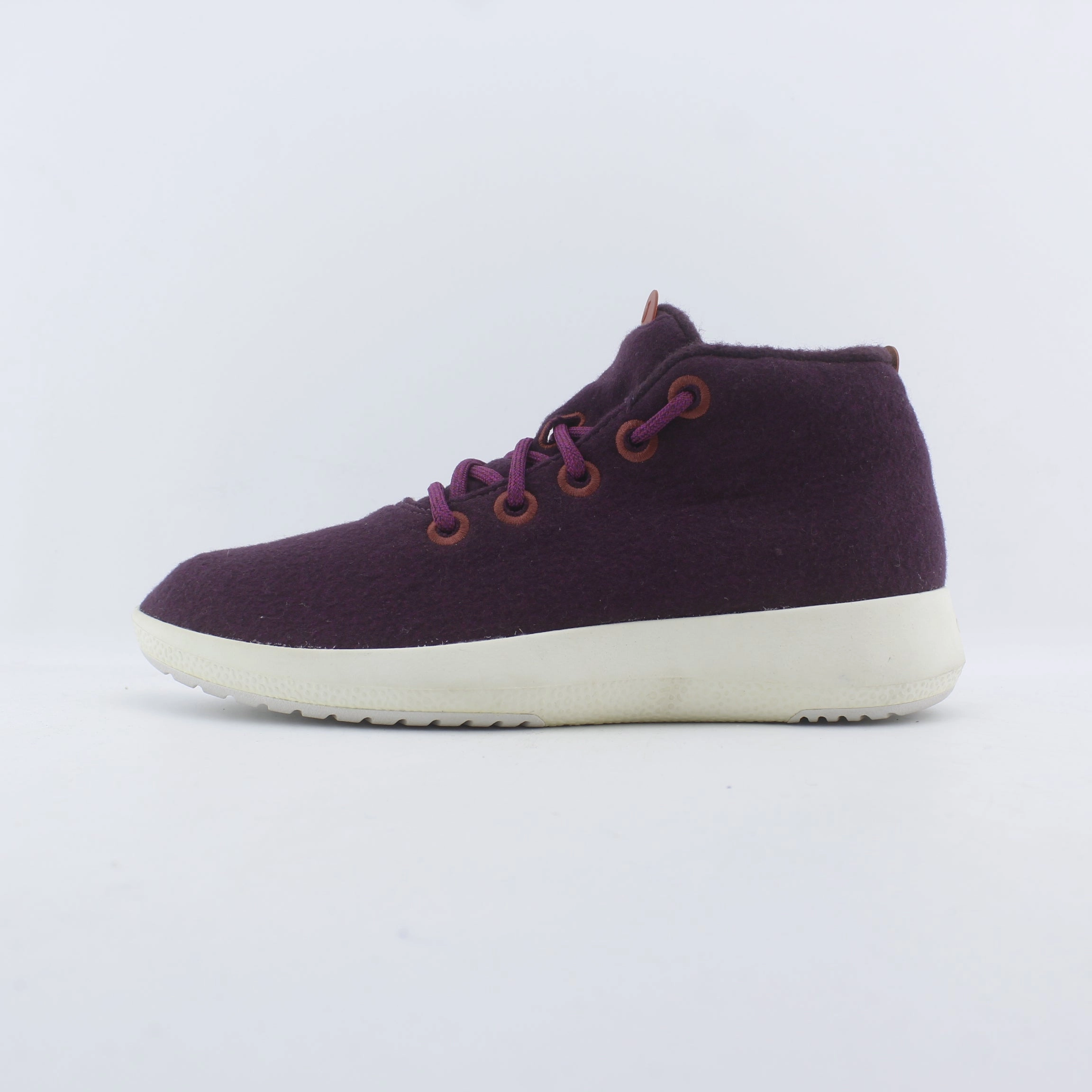 High Arch Running Shoes Allbirds Wool Runner-up Mizzles - CLASSICS: EGGPLANT (white sole)
